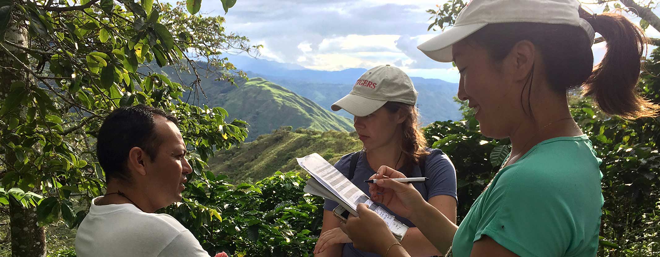 students out in the field